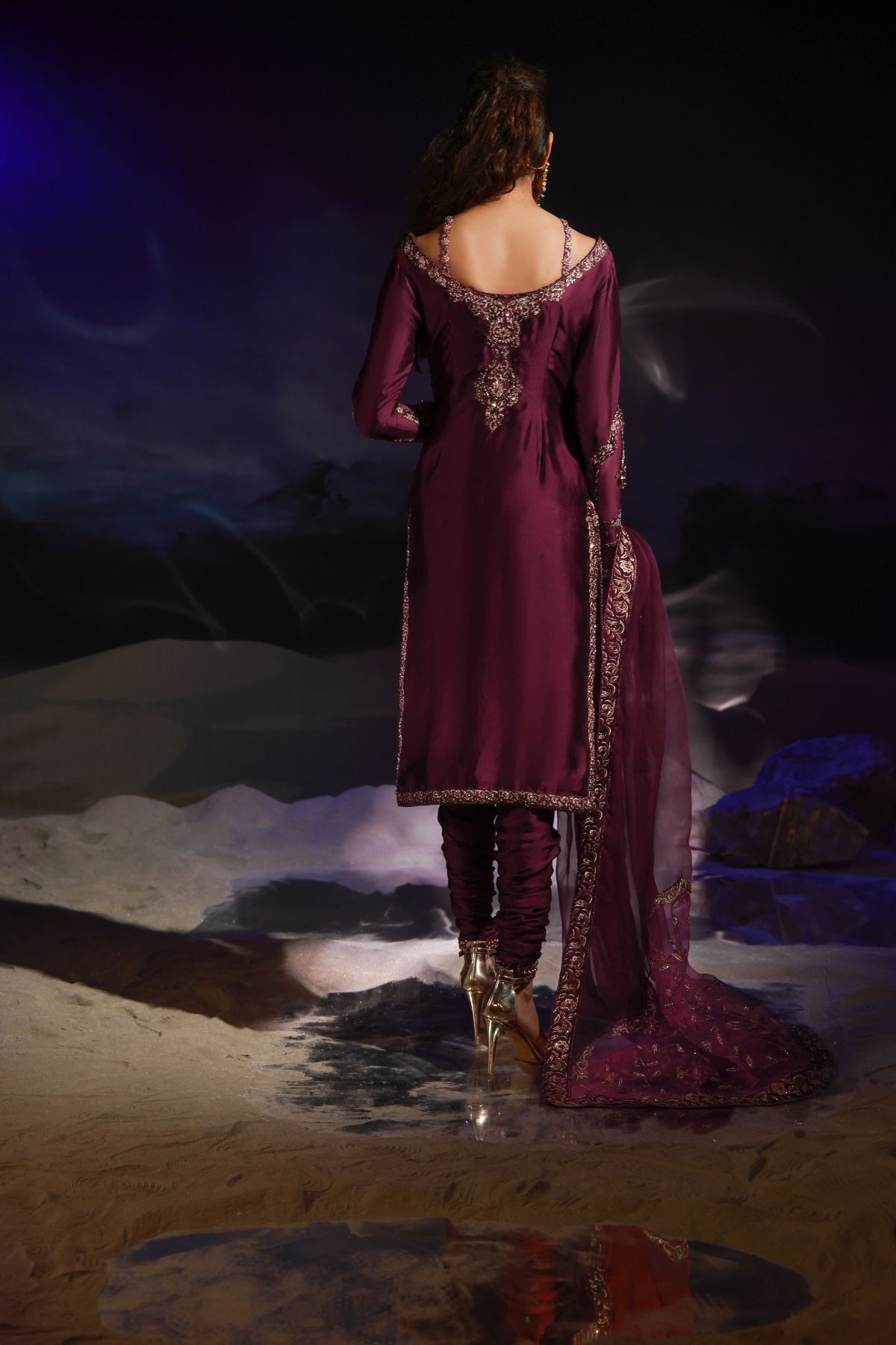 Plum | Mirage | Wajahat Mansoor