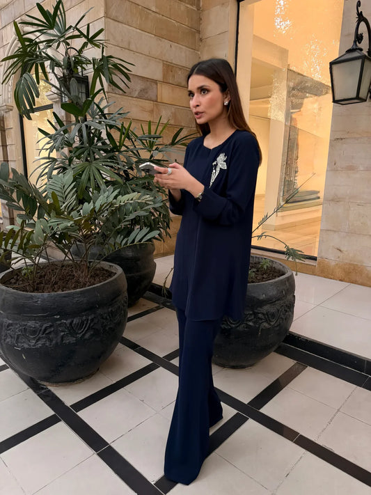 Navy Dina Set | SAK ATELIER