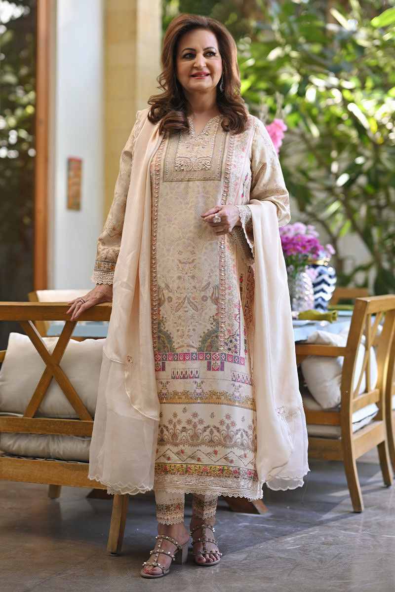 SABLE SHIRT AND DUPATTA | Ansab Jahangir