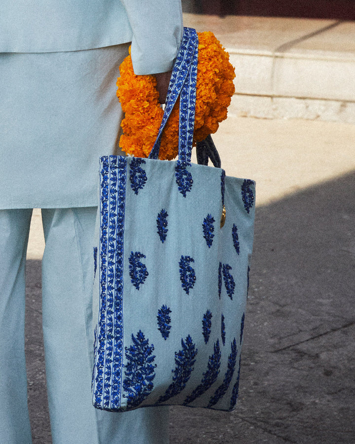 Azure Tote Bag | Jugnu