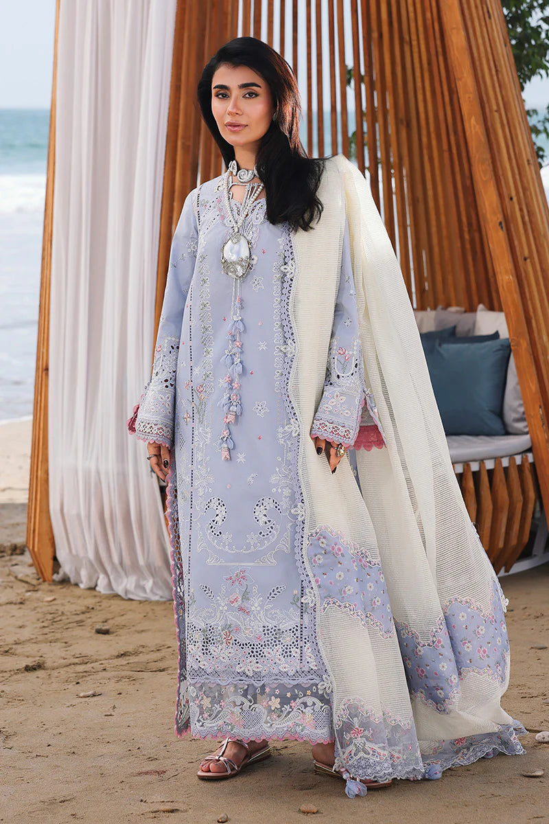 SA-08 ZAYNA | Qalamkar - Sahil Luxury Lawn’26