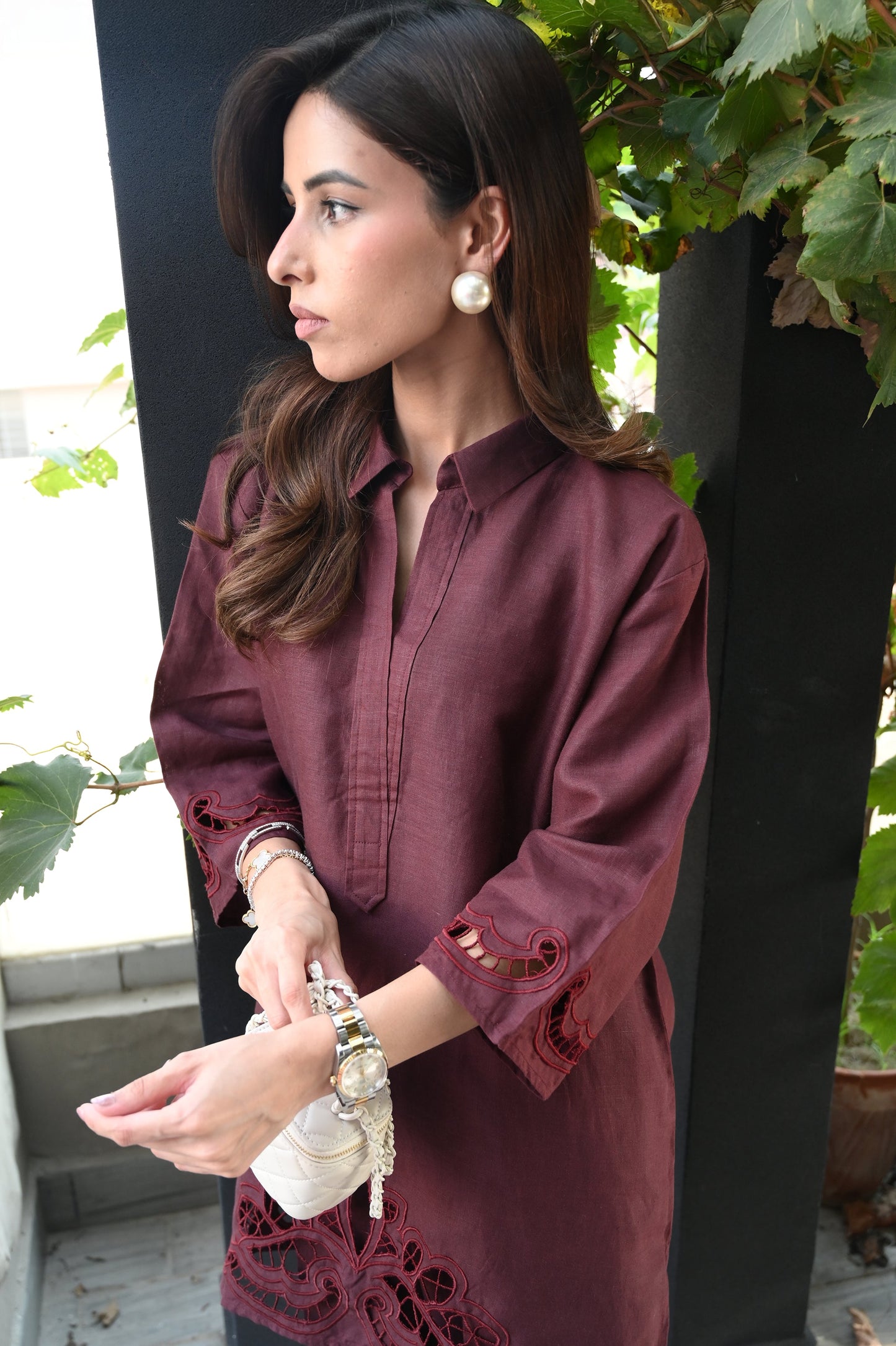 BURGUNDY AMAANI SET | WINTER EDIT | La Pret