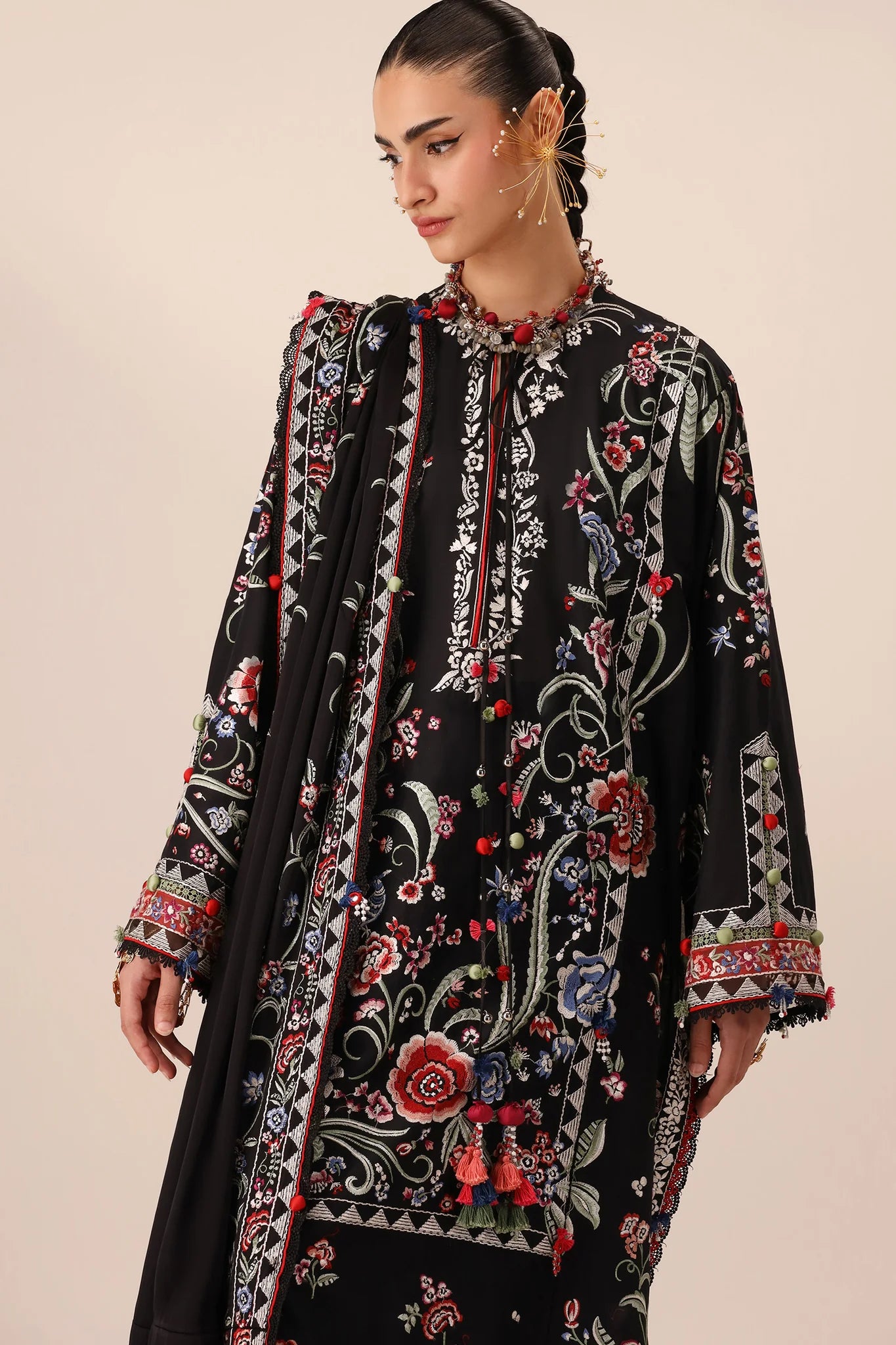 ZABAR (EL26-01 A ST) | STITCHED-ELAN LAWN'26 | ELAN