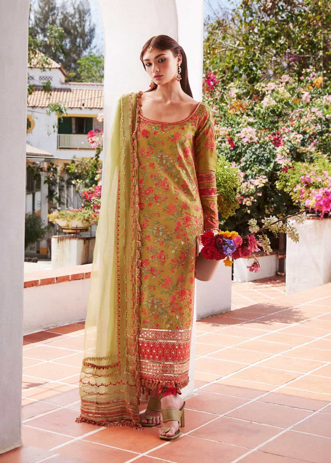 Hussain Rehar Luxury Lawn 2024 | SORBET