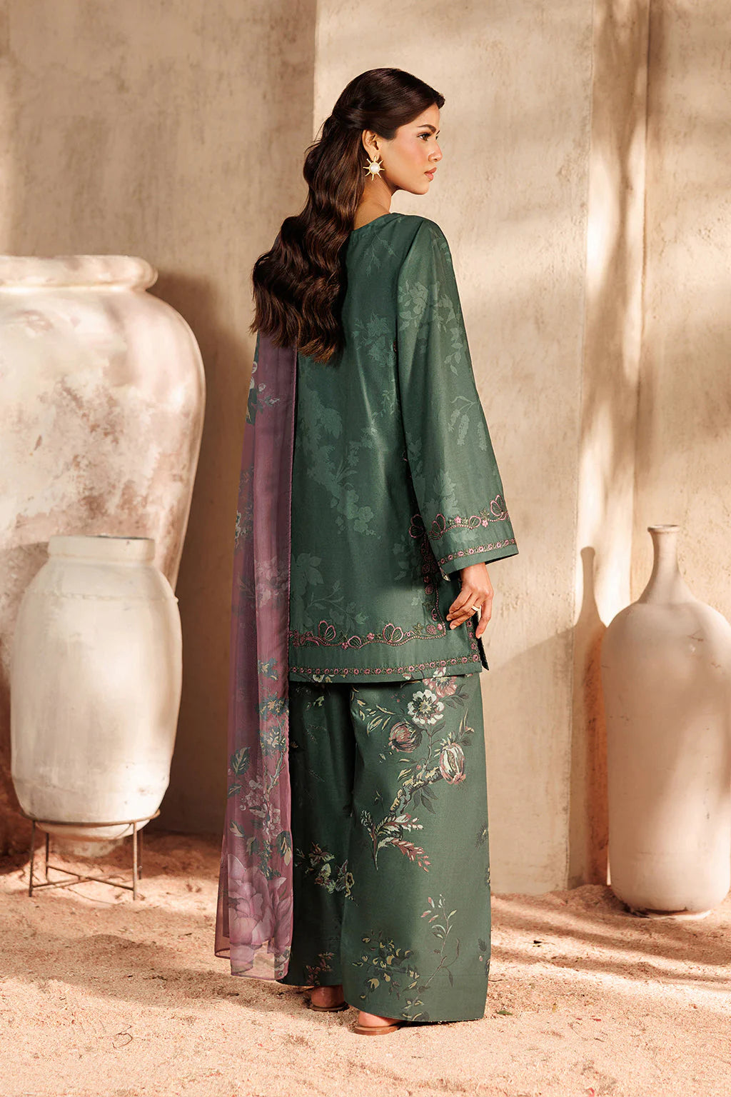 UE-668 Printed Lawn | Iznik