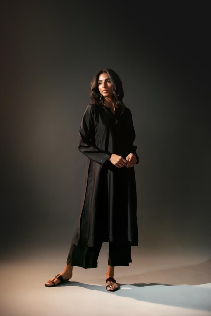 Pehli Si Muhabbat Set (Black) | Sukoon | M by Mahira