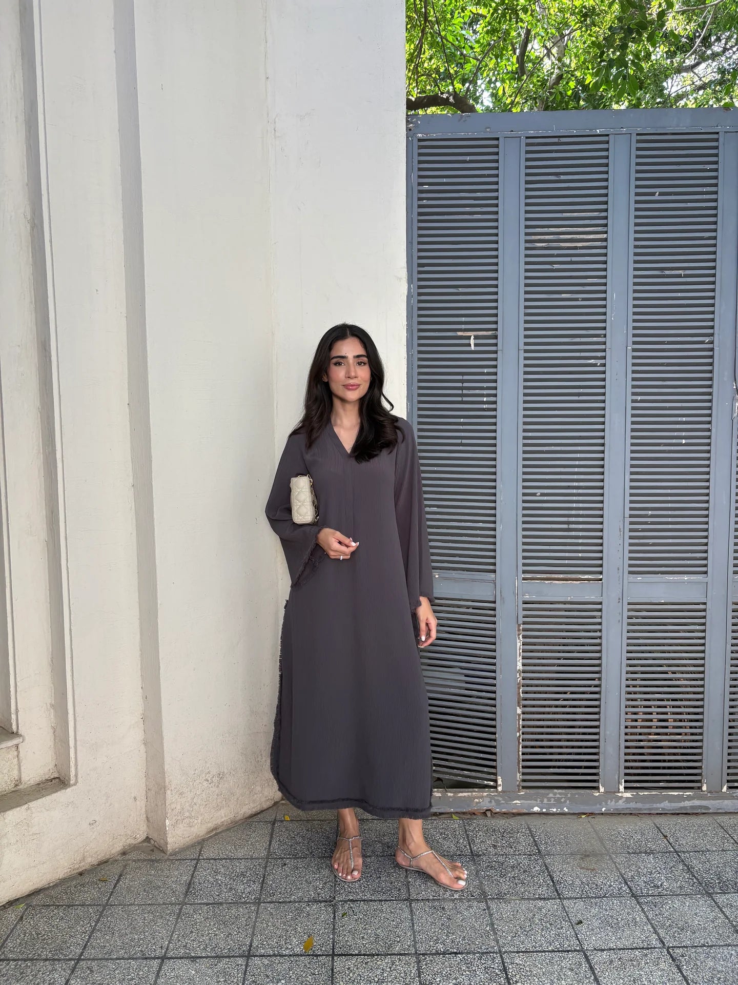 CHARCOAL DHAAGA SET | Sak Atelier