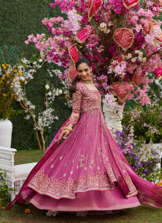 Inara Candy Pink Kalidaar | FARAH TALIB AZIZ