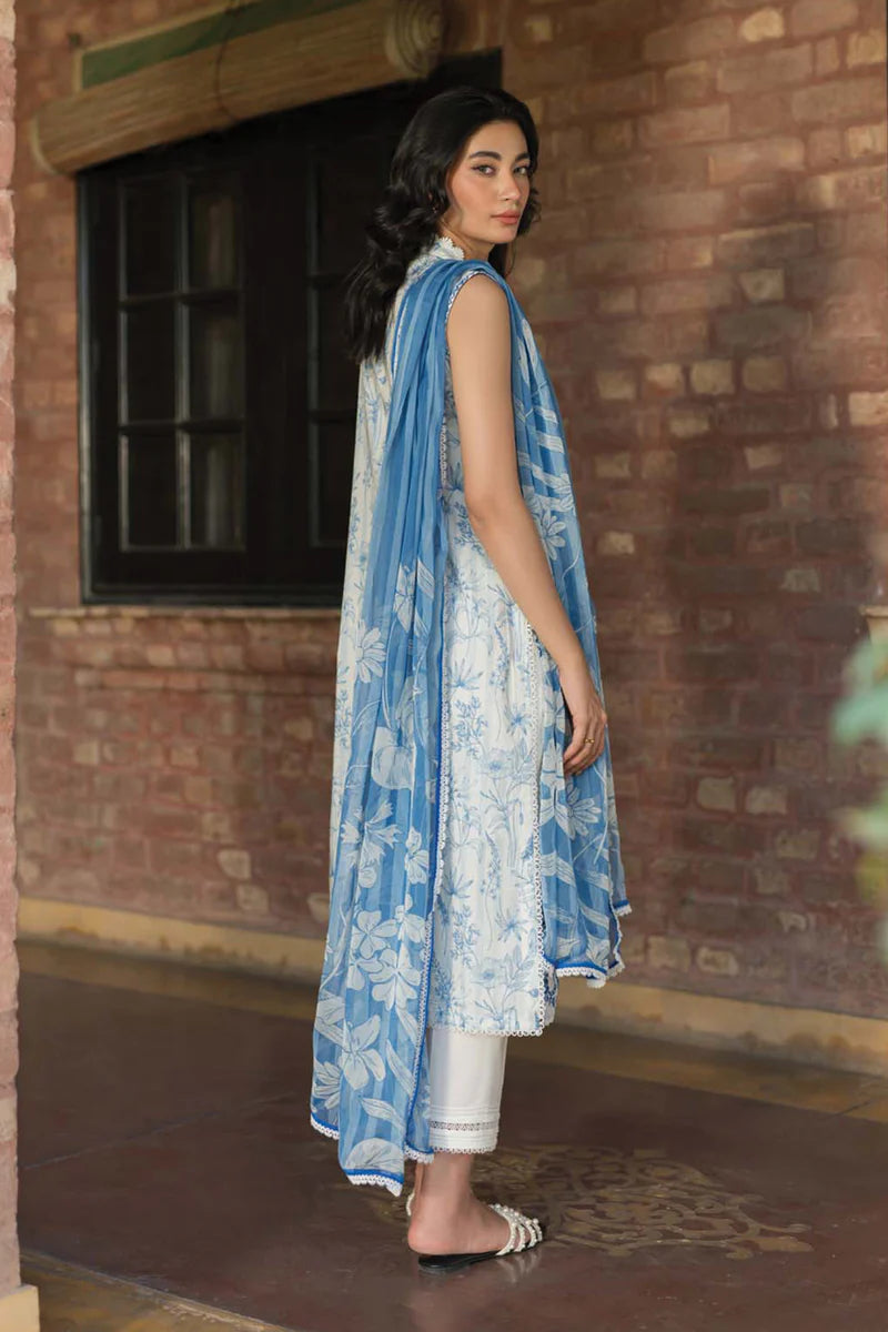 Sahar Unstitched Lawn | S24-EL-V2-01