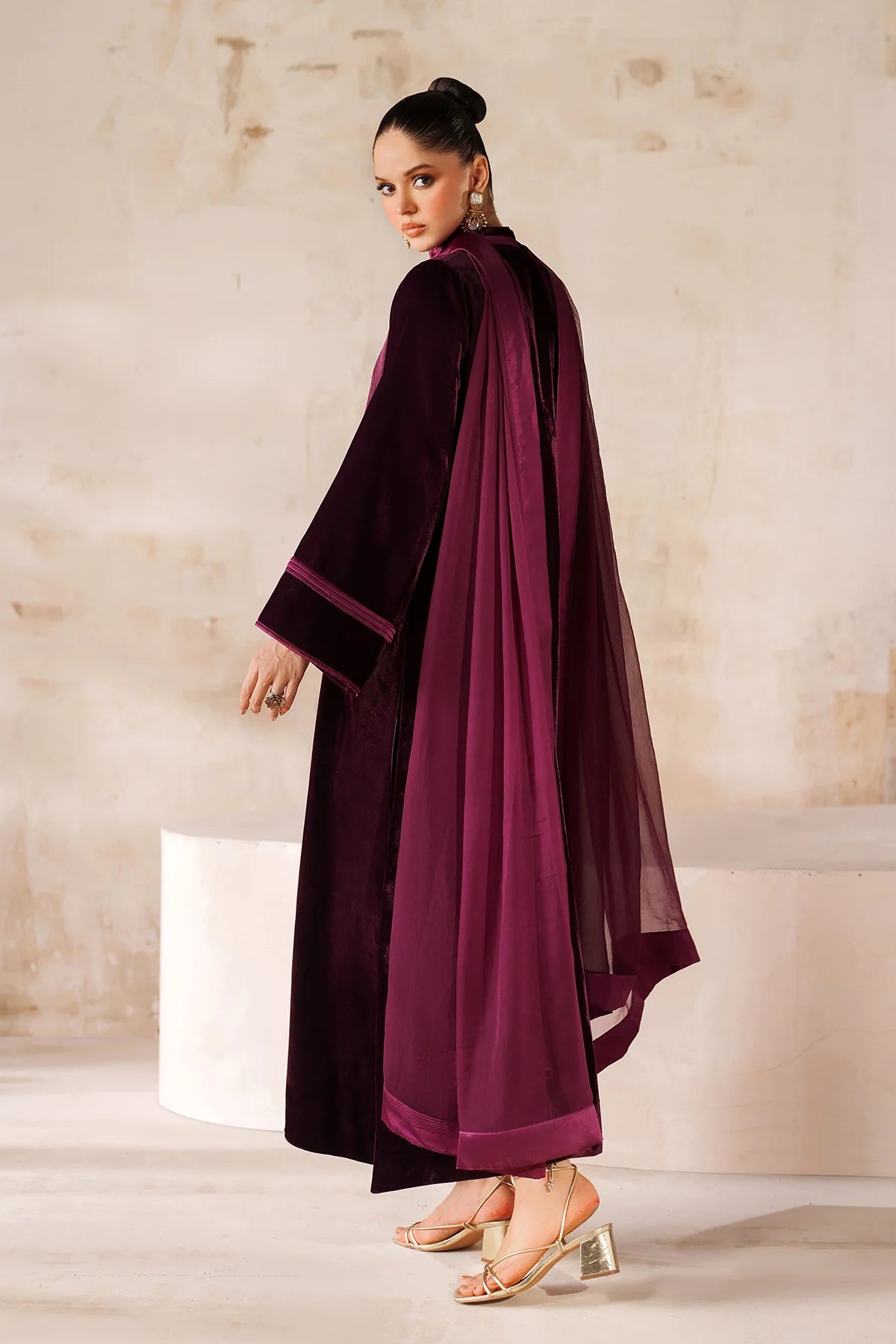 SOLID VELVET SUIT EN-1215 | Baroque