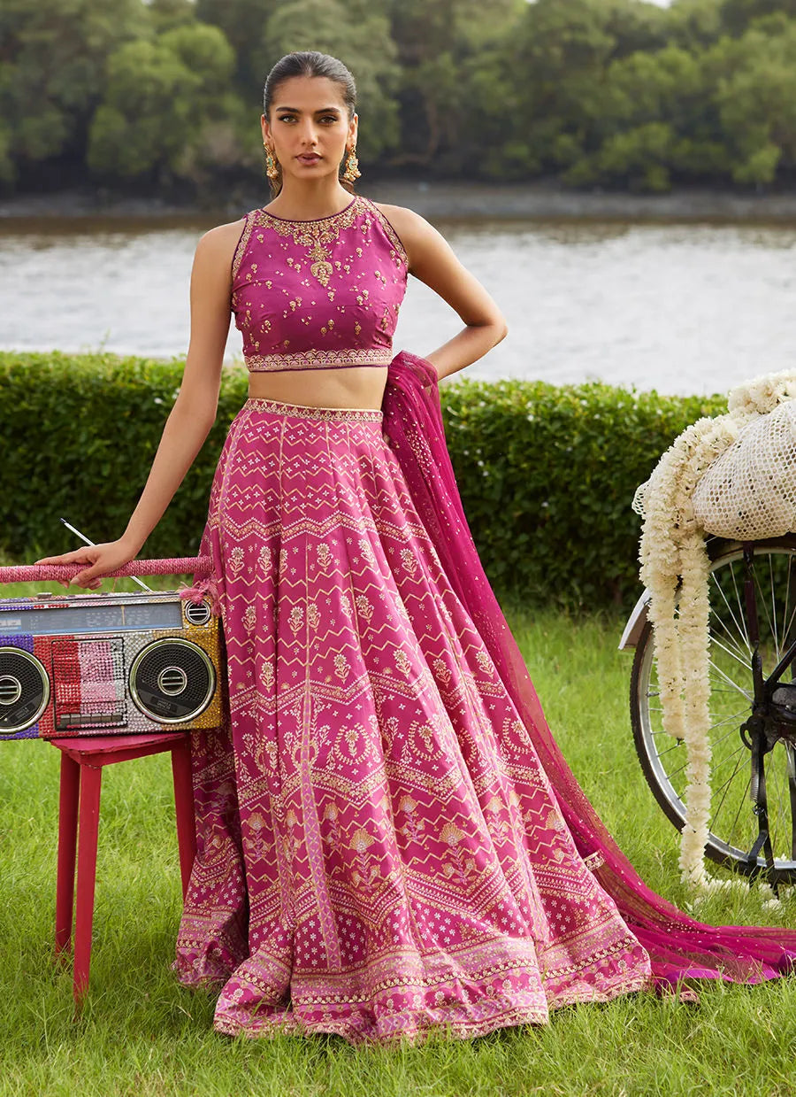 Orchid Lehnga Choli | Mayna Festive Luxe Pret '25 | FARAH TALIB AZIZ