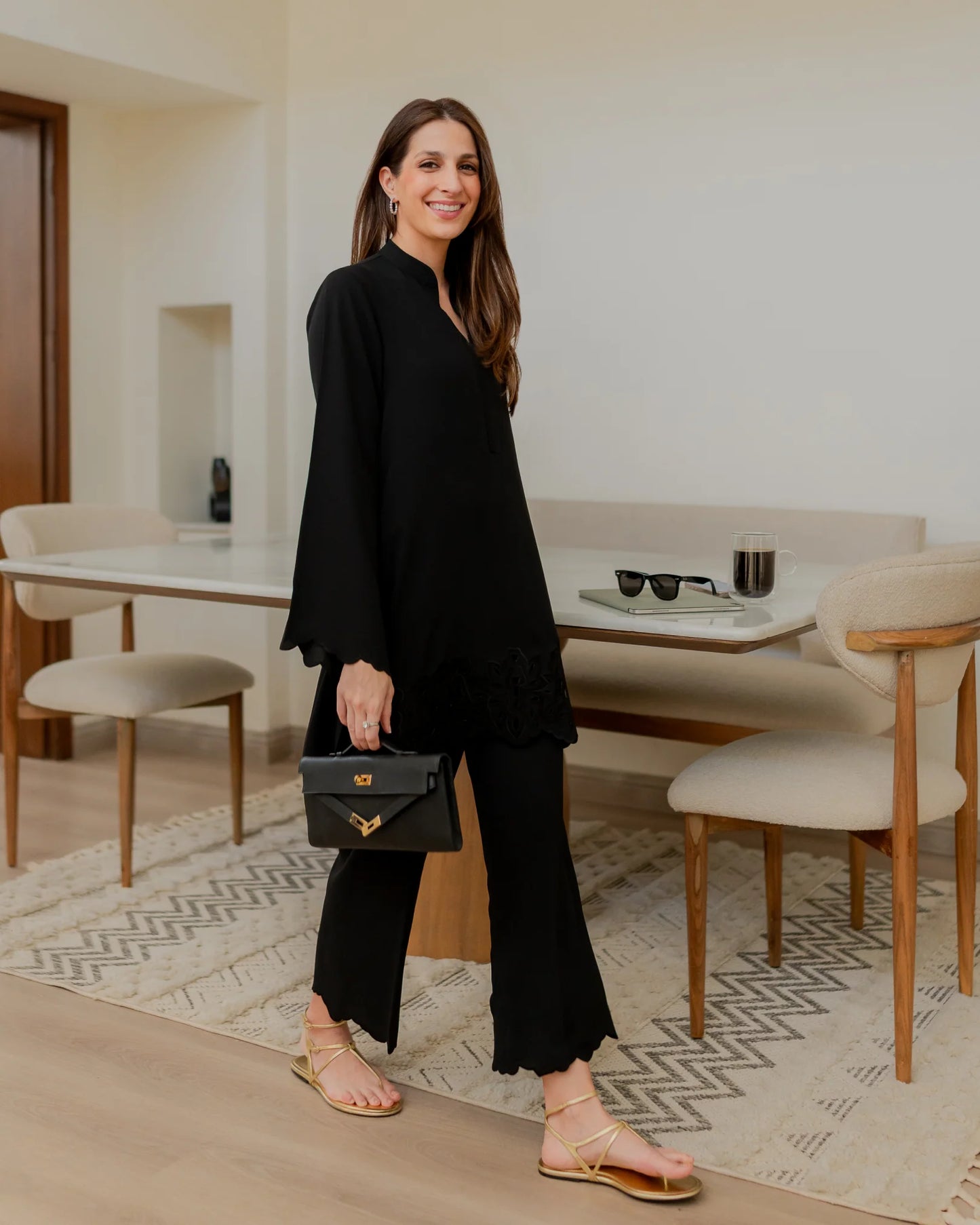 Black Cutwork Set | LIRA