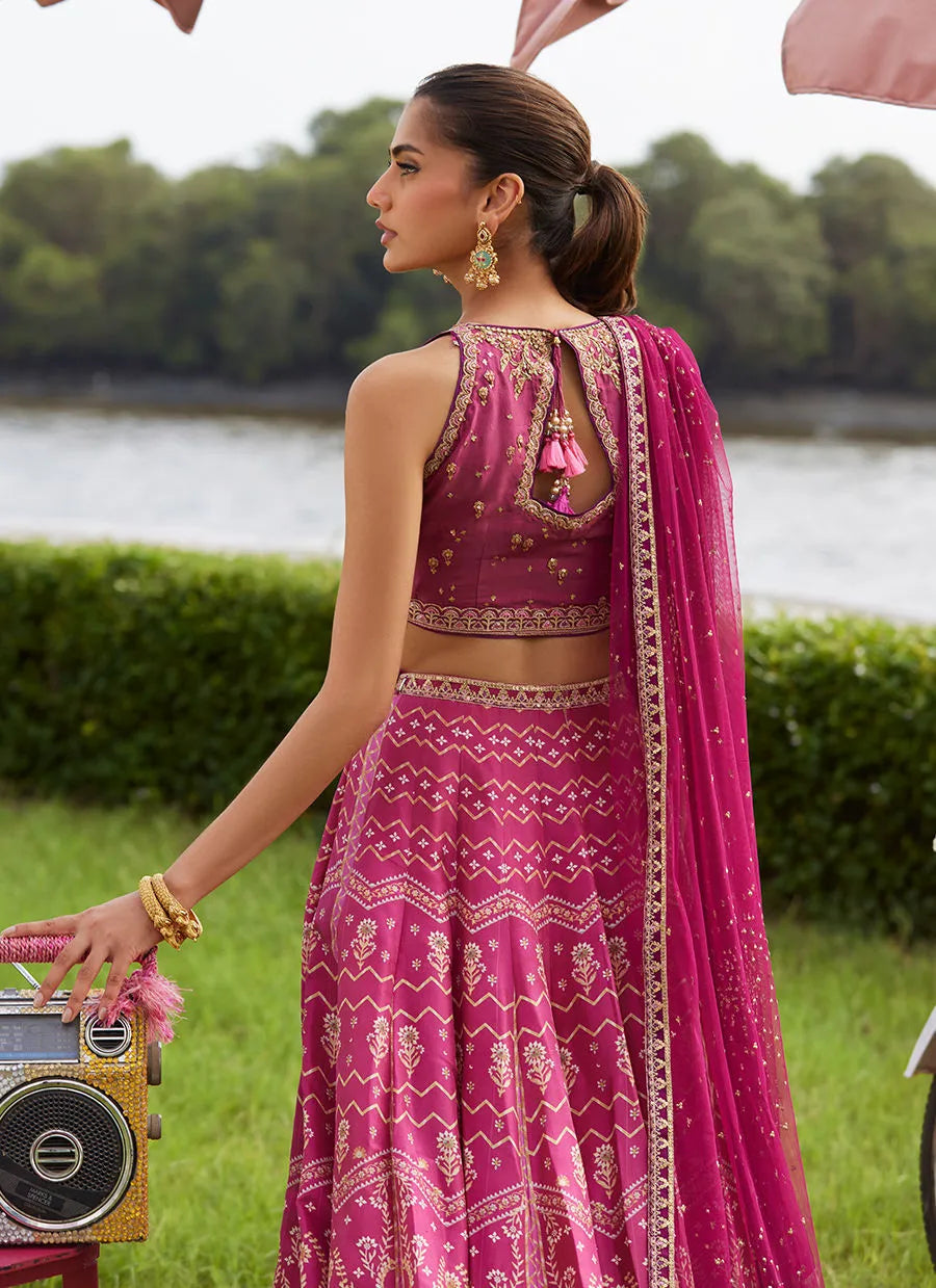 Orchid Lehnga Choli | Mayna Festive Luxe Pret '25 | FARAH TALIB AZIZ