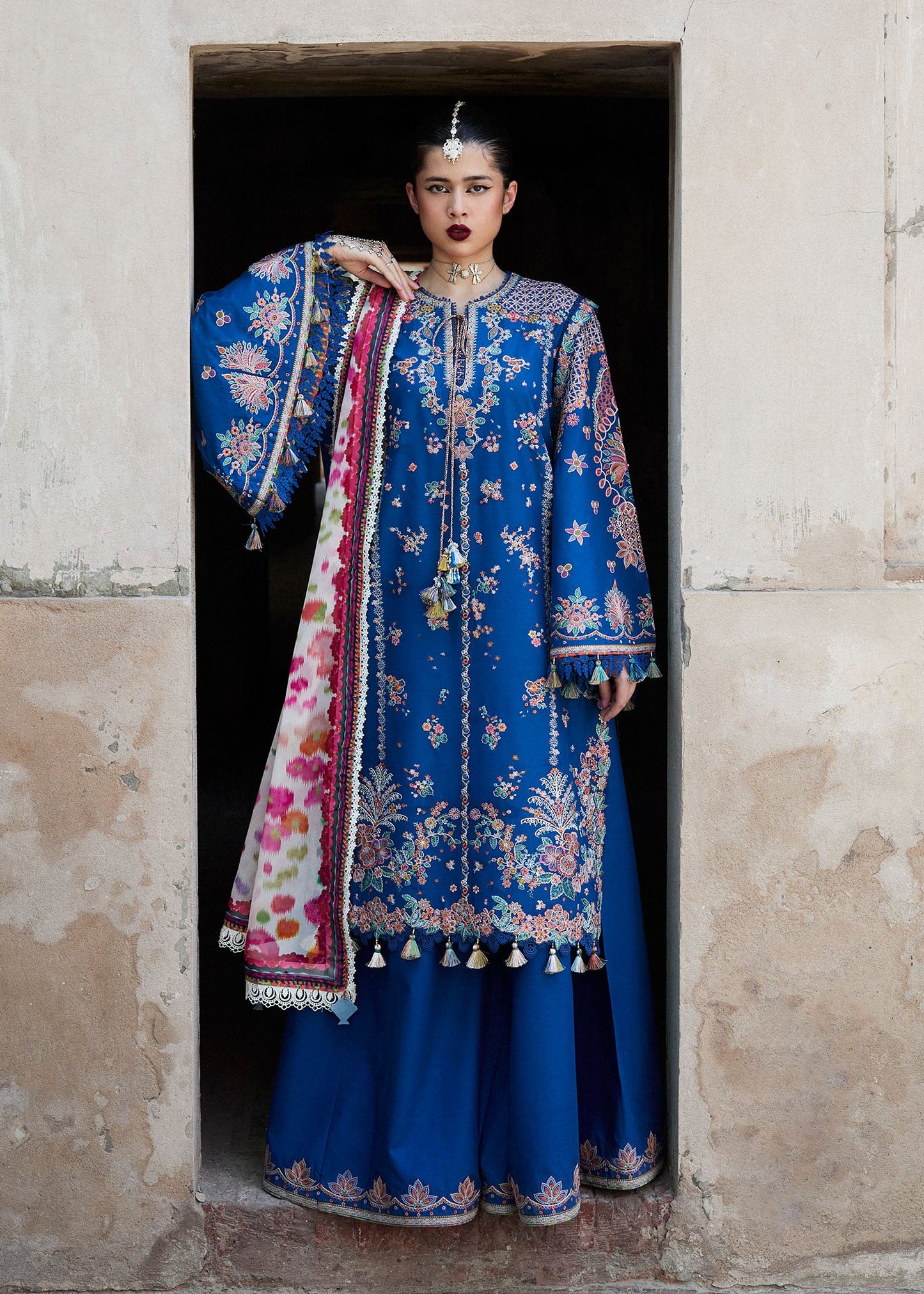 Zarqa | Hussain Rehar Luxury Lawn’25