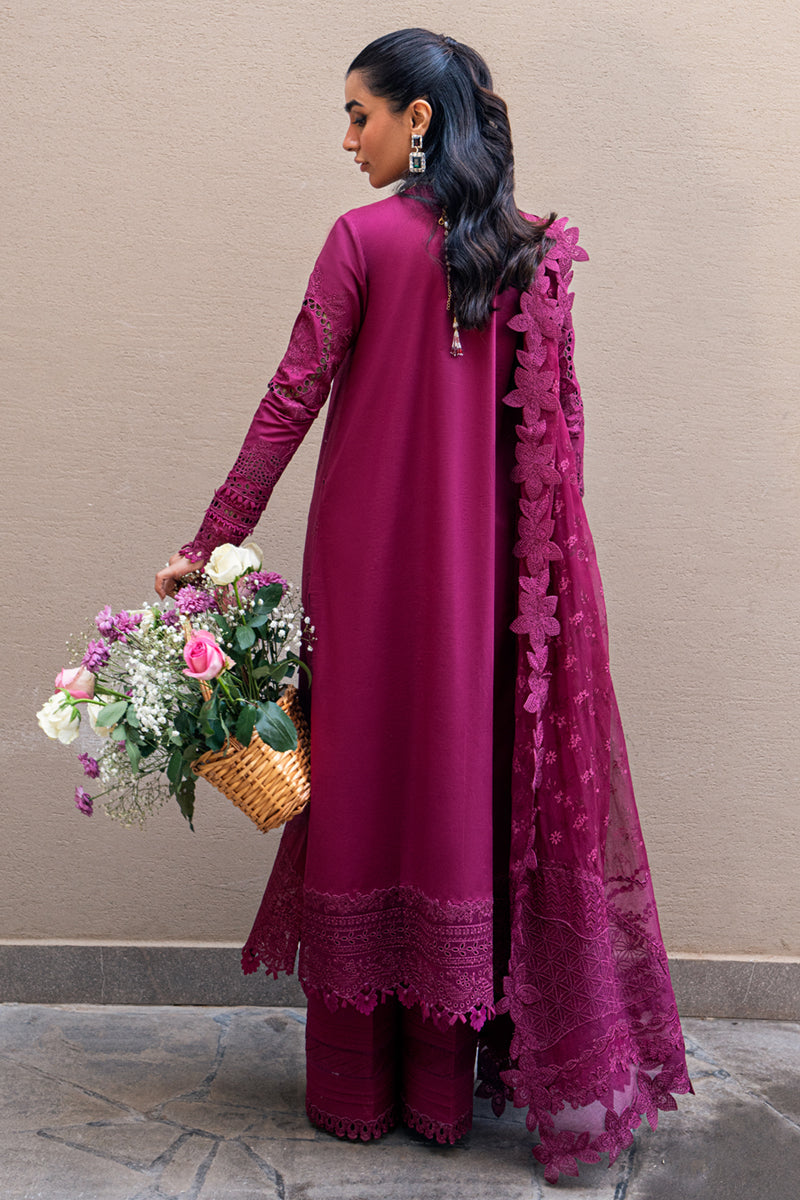 Violet- FK11 | Qalamkar - Sahil Luxury Lawn’25