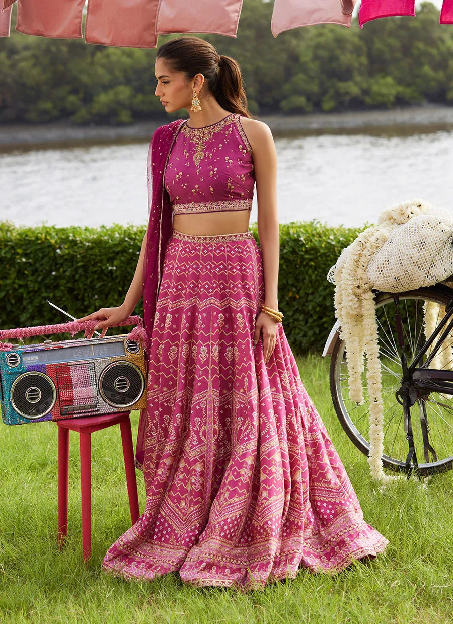 Orchid Lehnga Choli | Mayna Festive Luxe Pret '25 | FARAH TALIB AZIZ