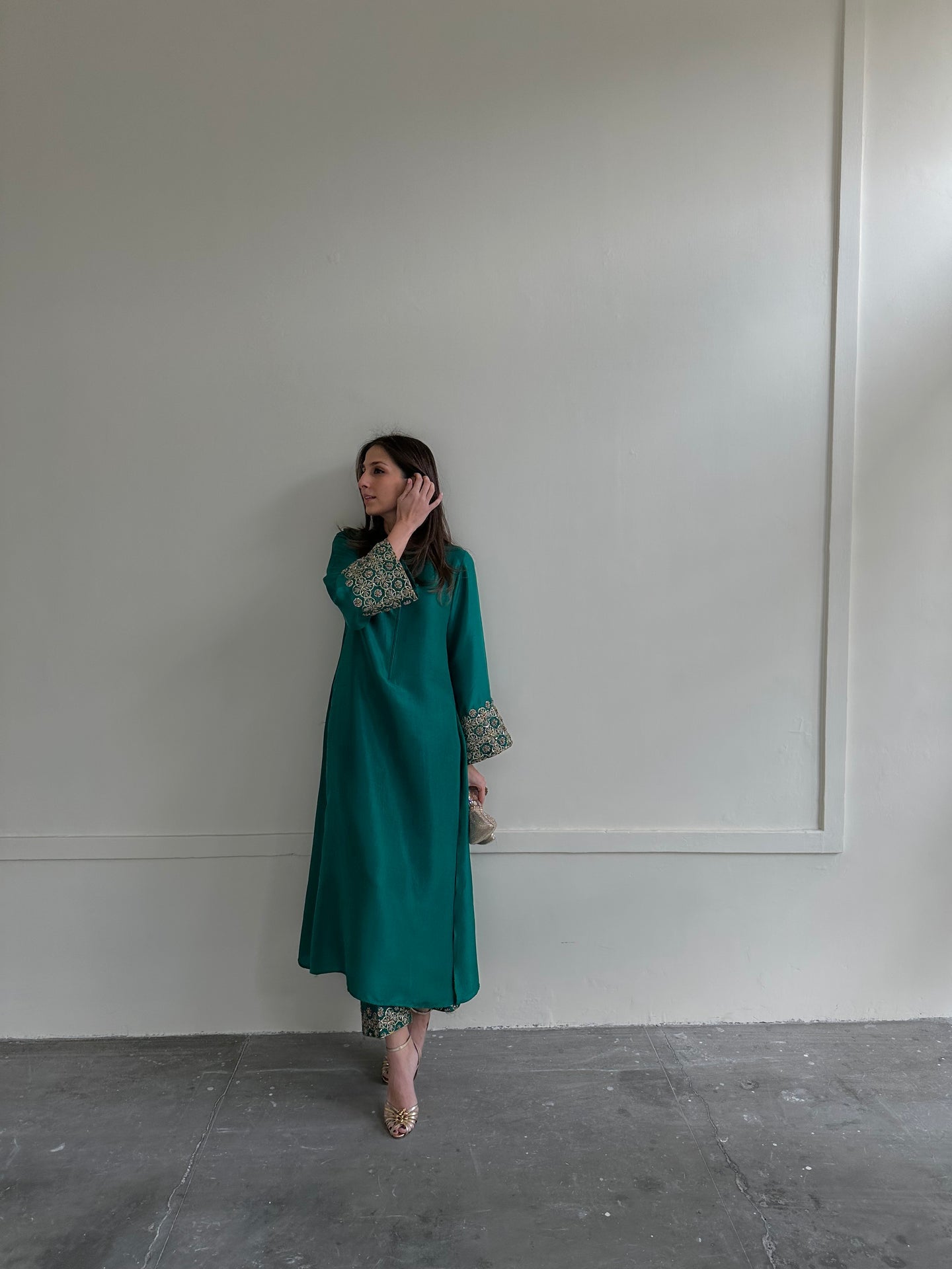 VERDE SILK FORMAL | Sak Atelier