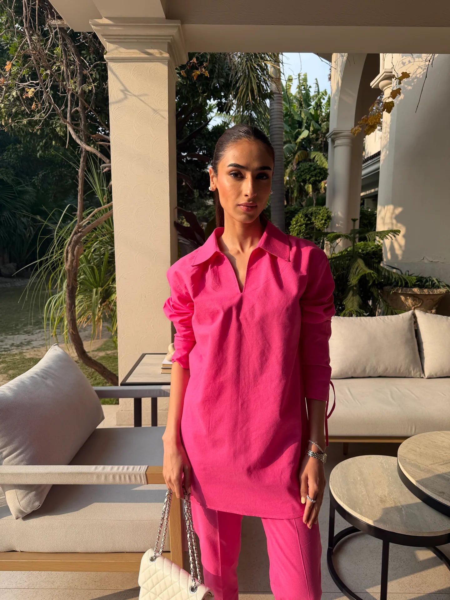 Hot Pink Bow Set | Sak Atelier