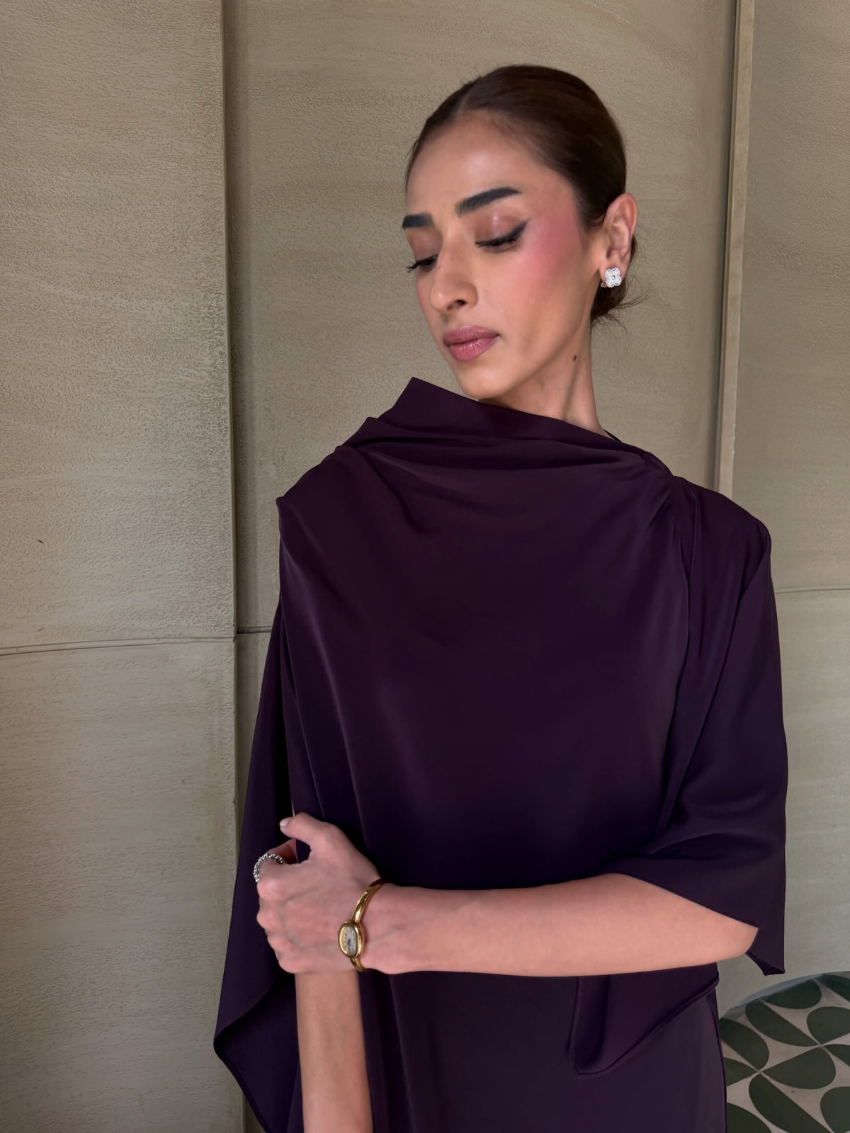 KENDALL SET IN AUBERGINE | Sak Atelier