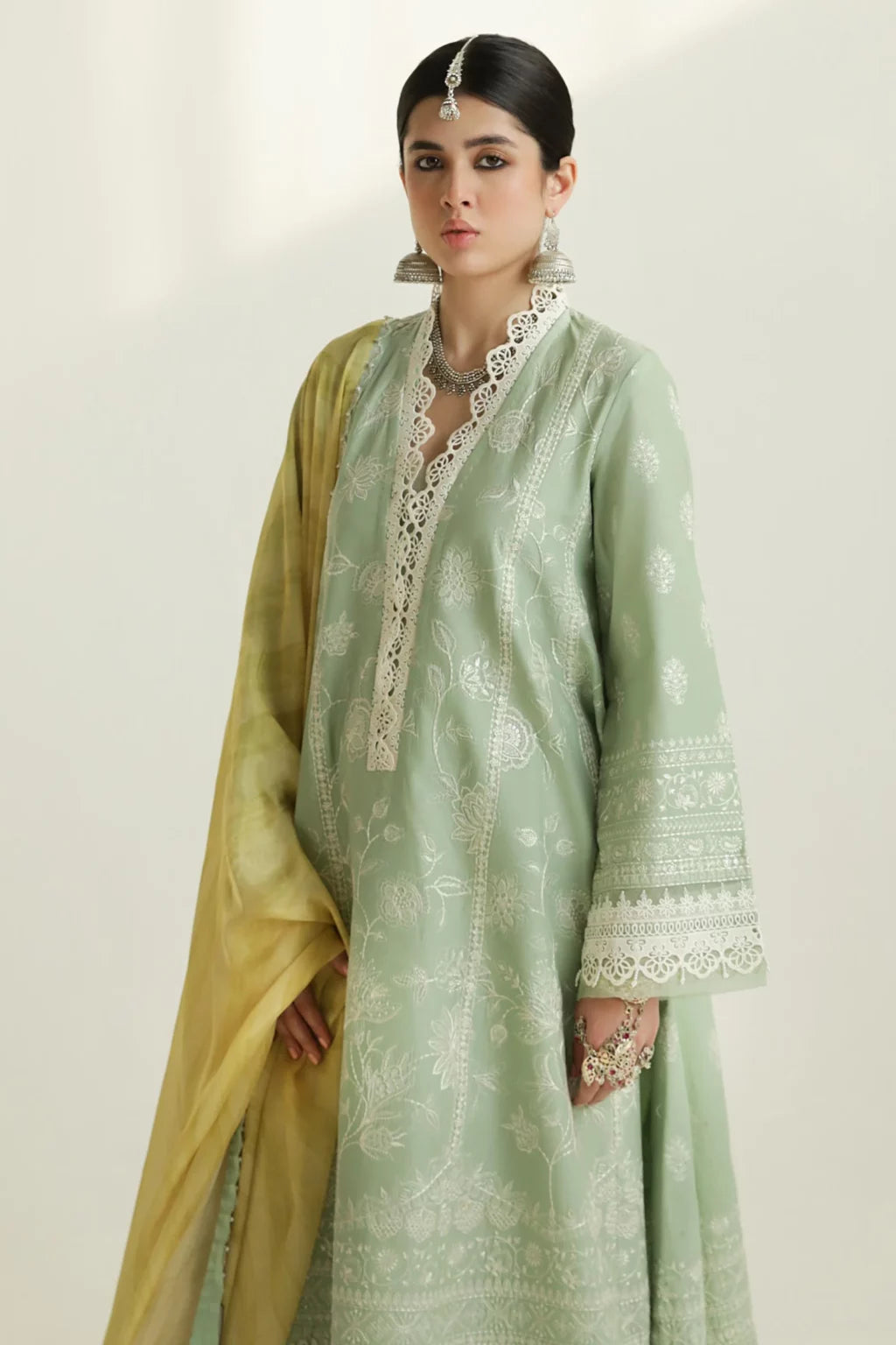 Zara Shahjahan Luxury Lawn 2024 | 1B