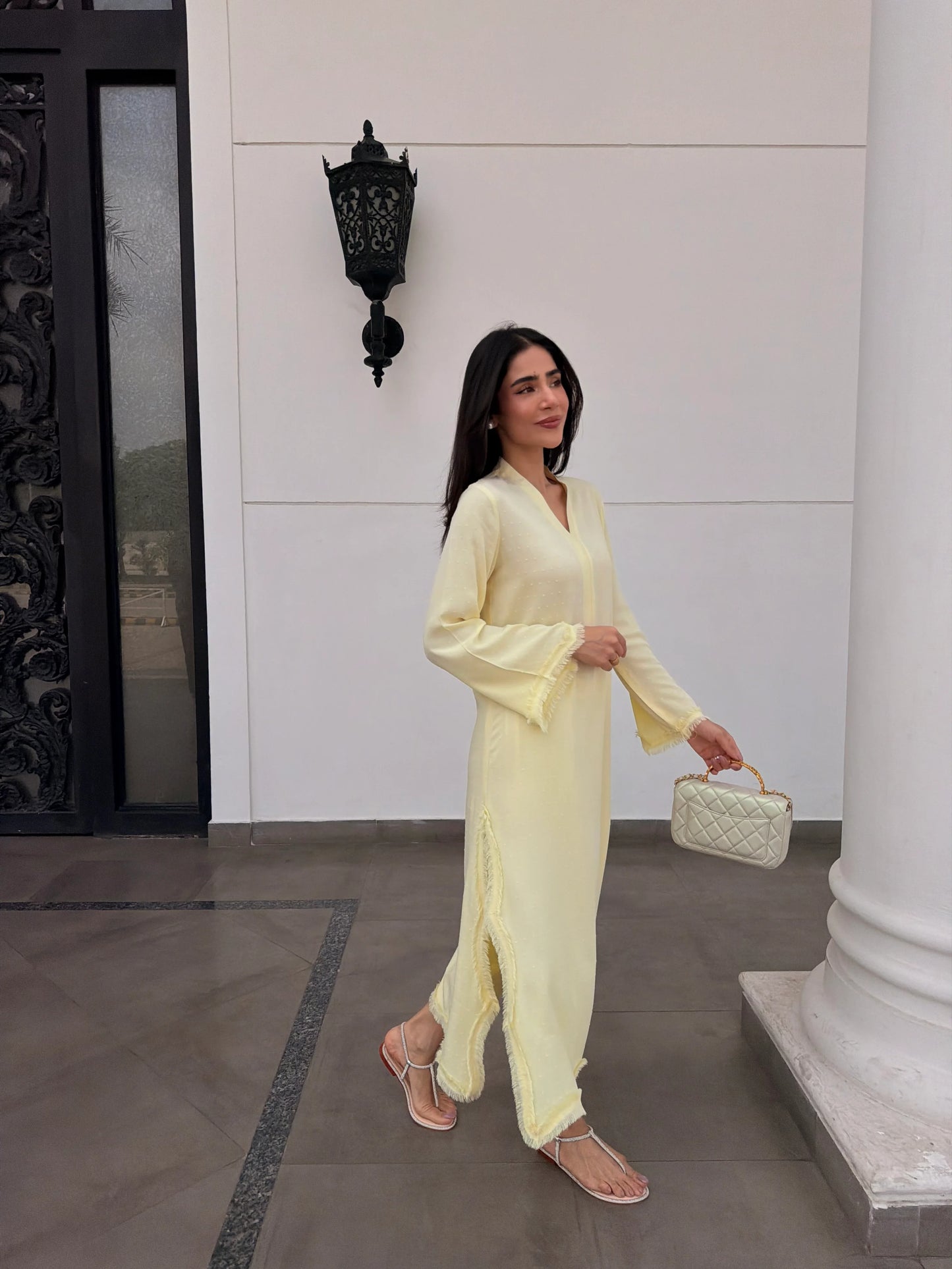 LEMON SWISS VOILE SABLE SET  | Sak Atelier