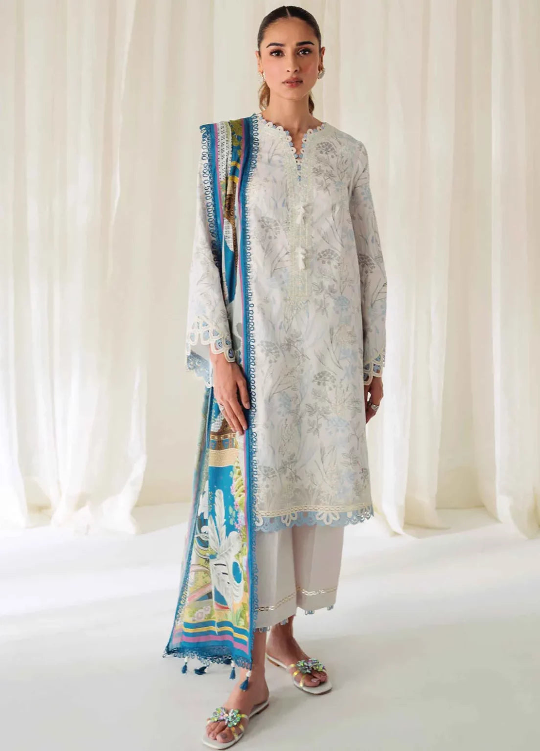 Florene | Qprints By Qalamkar Embroidered Lawn 2024