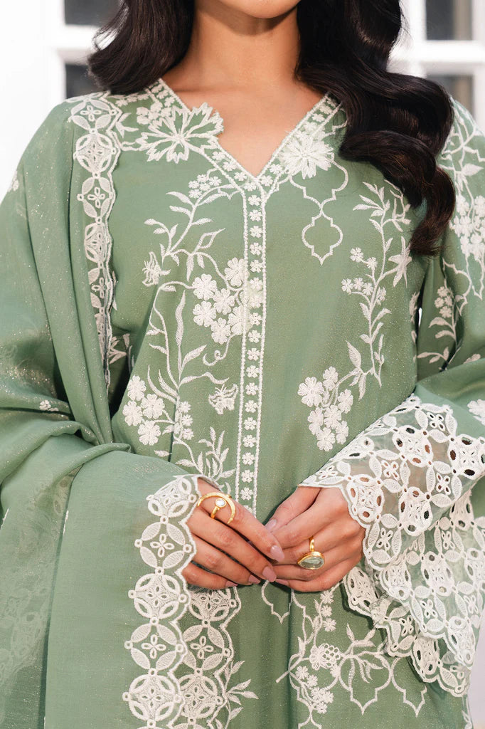 MOSS LUXE-2PC (SHIRT & DUPATTA) | EXCLUSIVE PRET | Cross Stitch