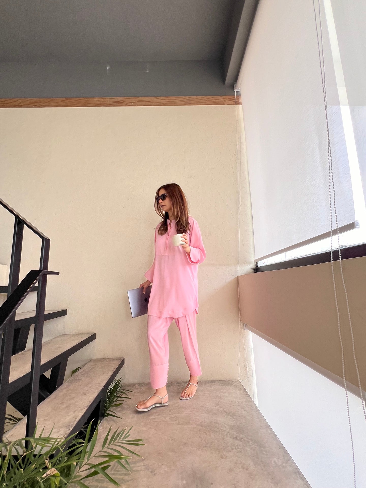 SOFT PINK SKINNY SET| Sak Atelier