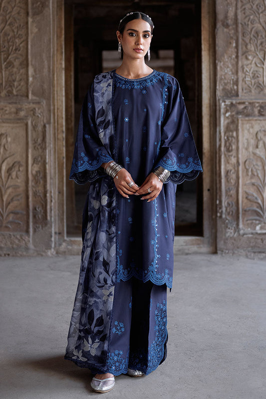 STAR GAZE-3PC EMBROIDERED LAWN SUIT | Cross Stitch
