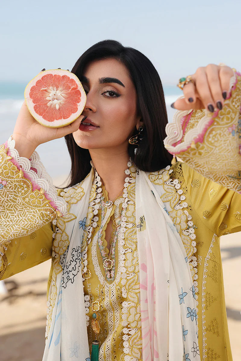 SA-07 HIRA | Qalamkar - Sahil Luxury Lawn’26