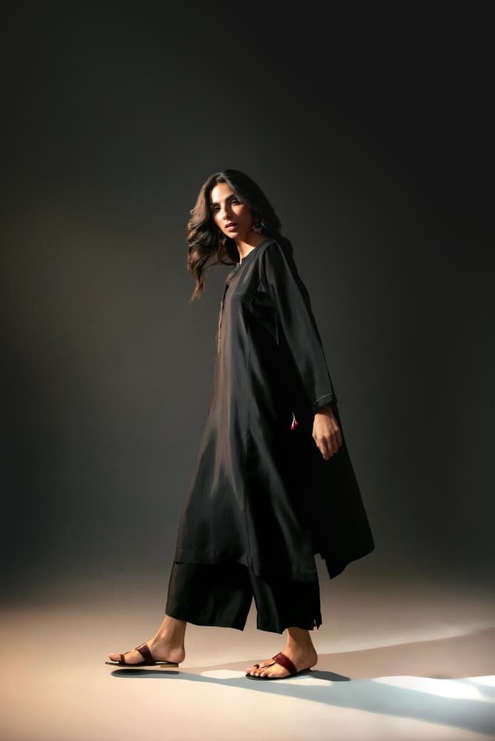 Pehli Si Muhabbat Set (Black) | Sukoon | M by Mahira