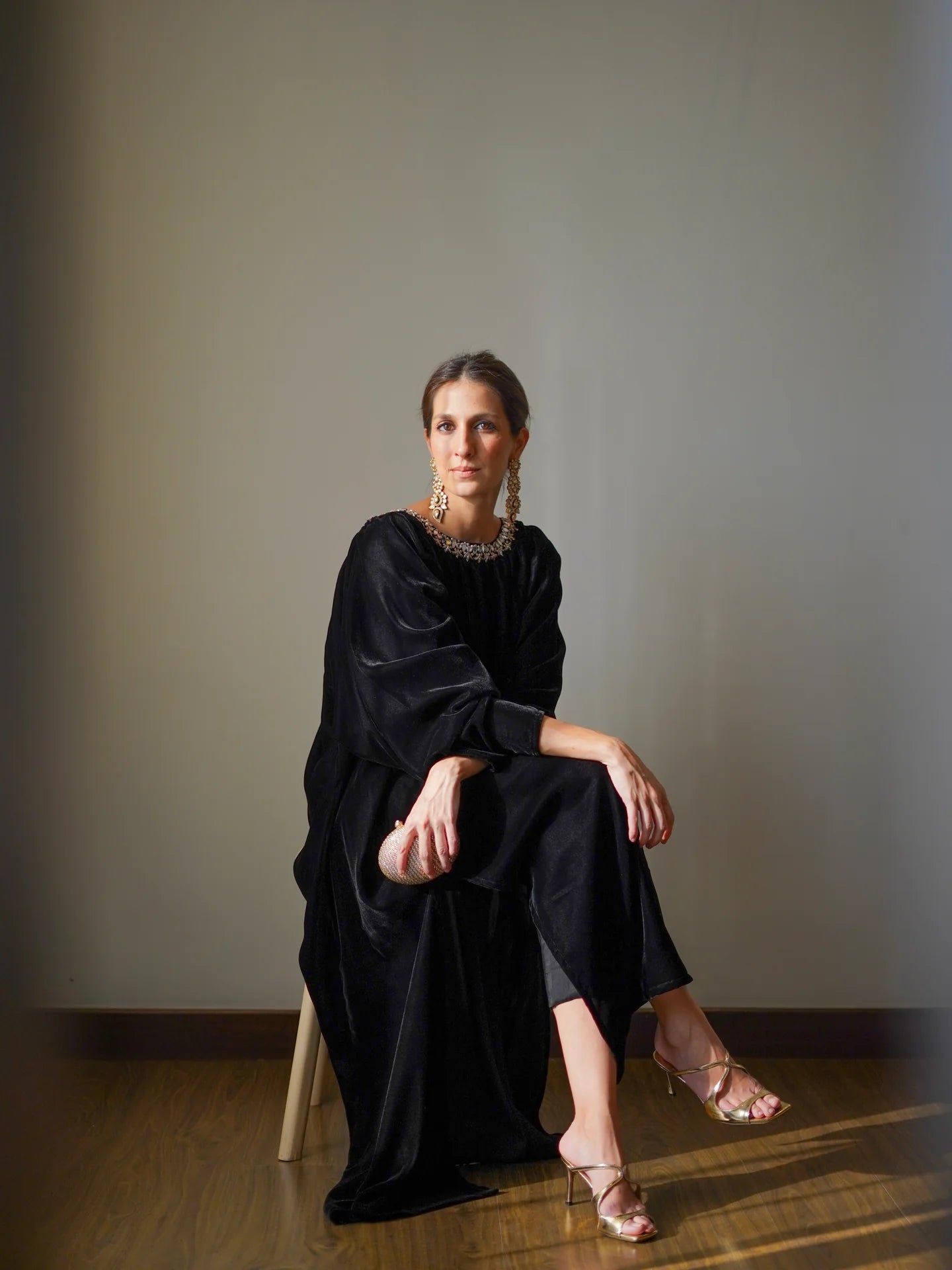 BLACK DENIRO KAFTAAN | SAK ATELIER