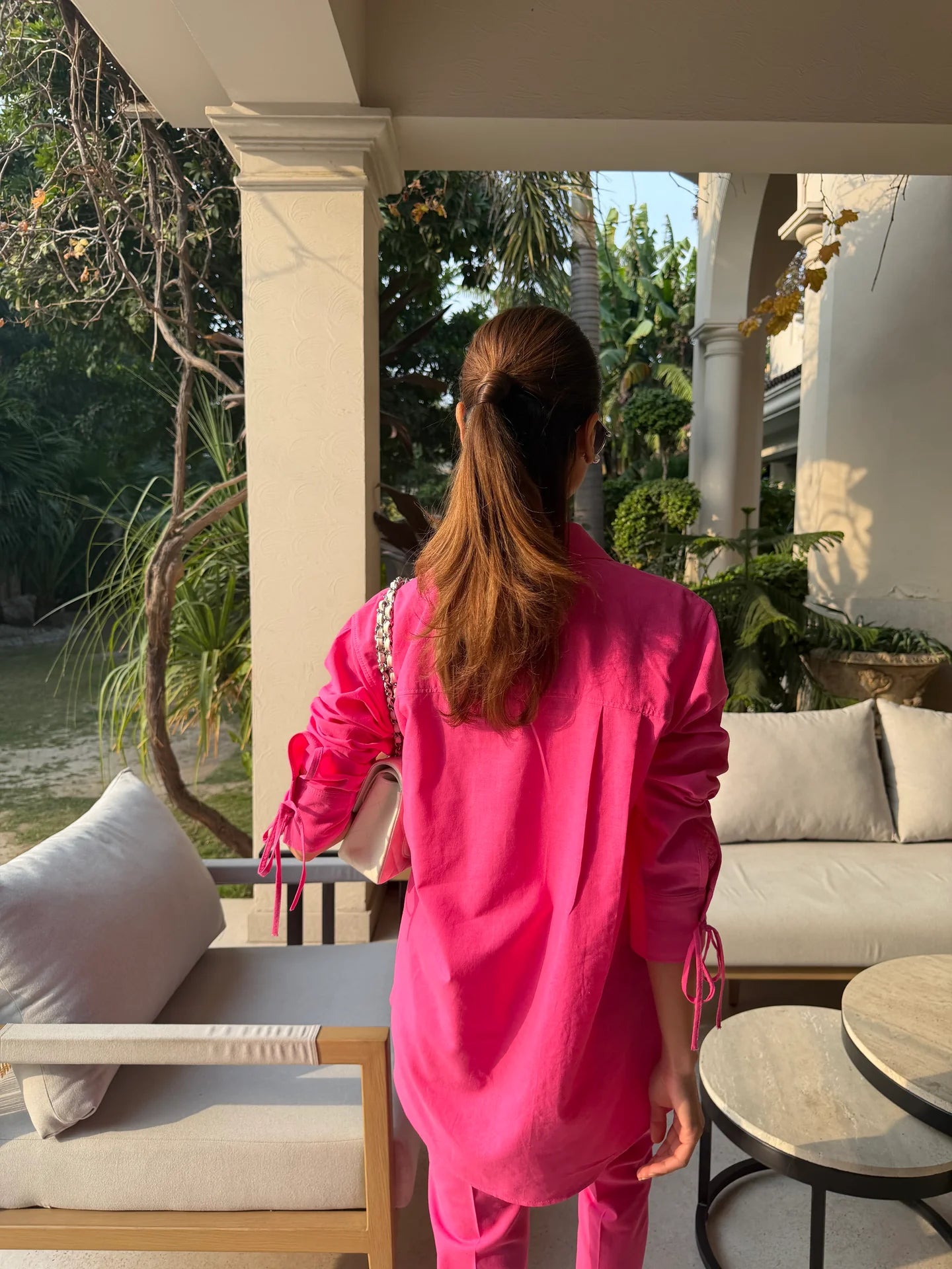 Hot Pink Bow Set | Sak Atelier