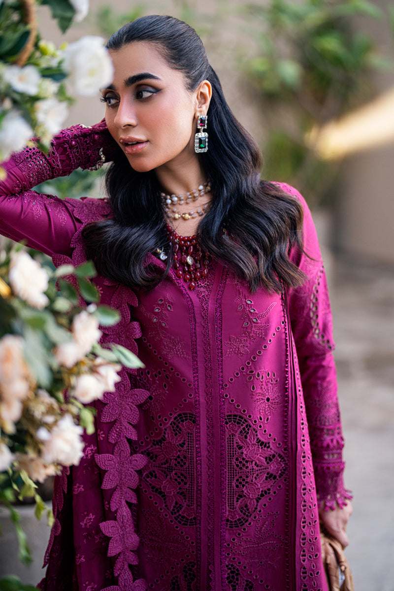 Violet- FK11 | Qalamkar - Sahil Luxury Lawn’25