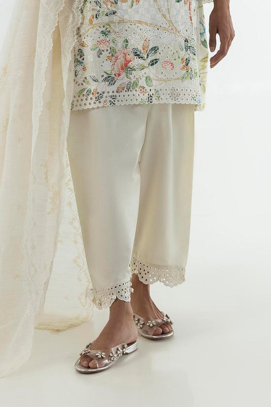 STITCHED LAWN SKINNY SHALWAR | Sana Safinaz