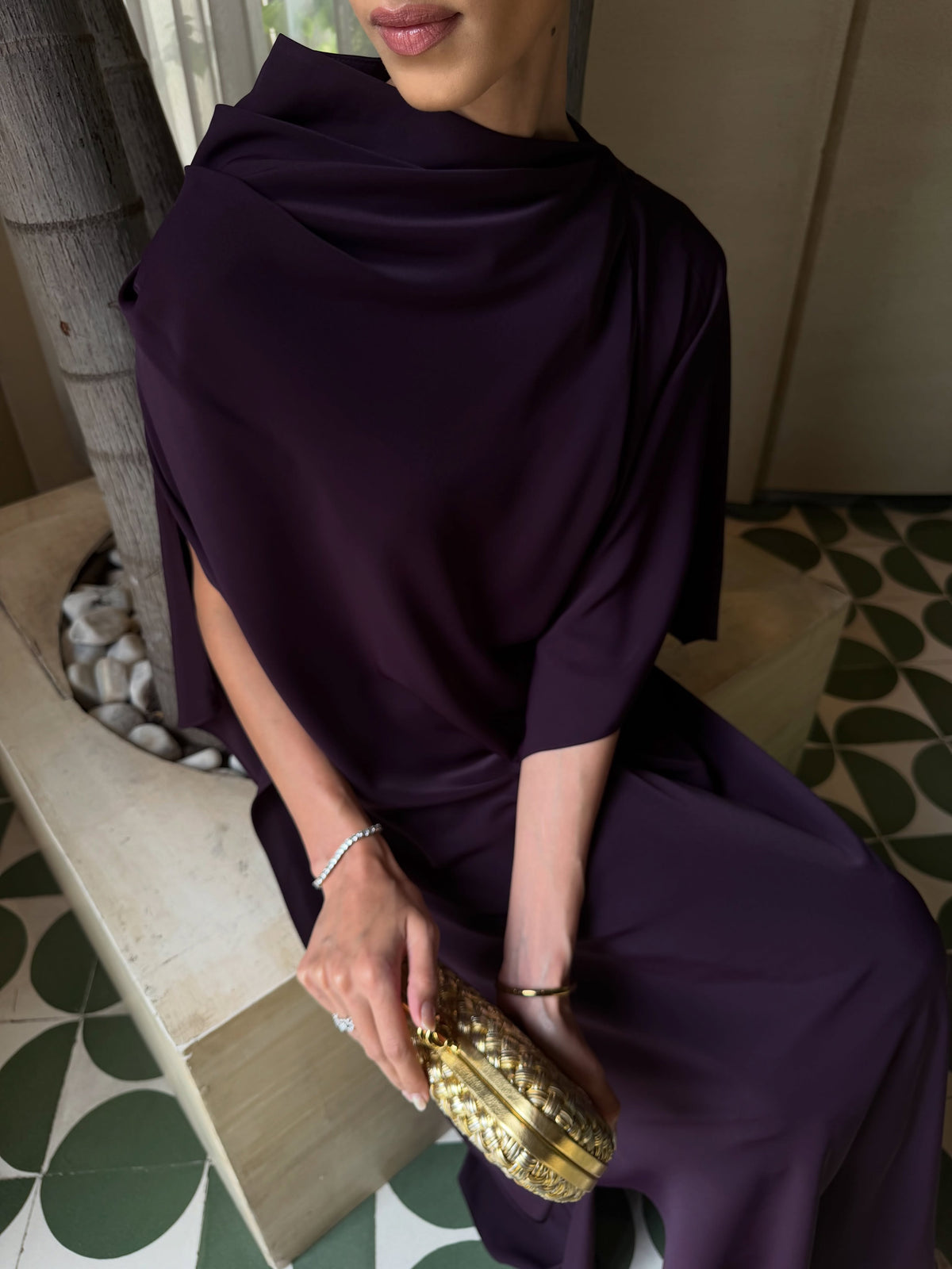 KENDALL SET IN AUBERGINE | Sak Atelier