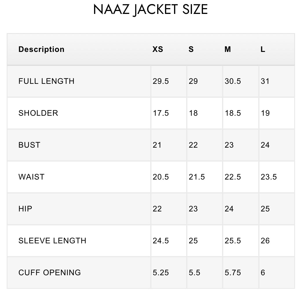 NAAZ- JACKET | Jugnu A/W’25