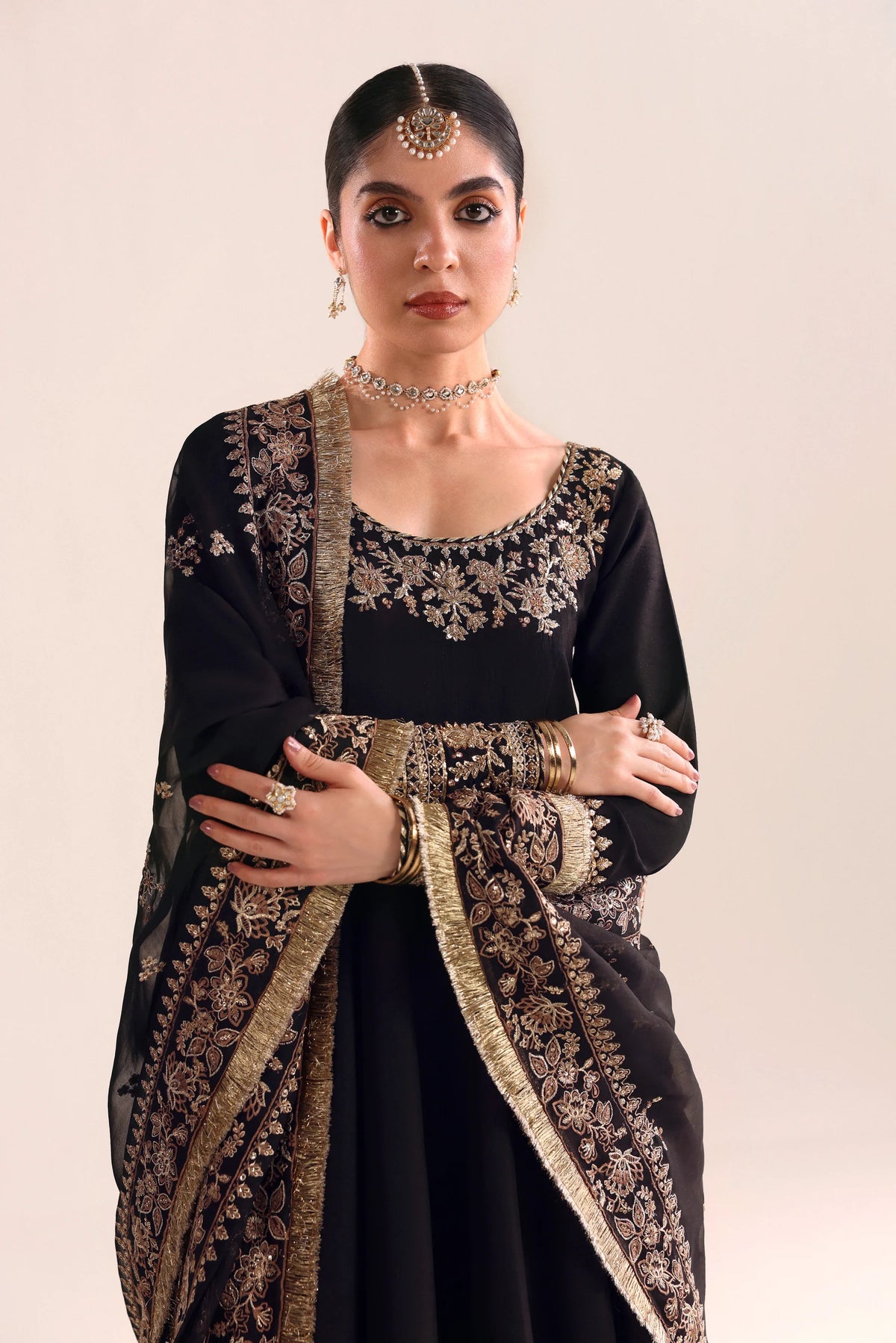 BLACK PISHWAS LUXURY WEDDING EDIT 2026 (NPA3-26453) | WEDDING EDIT '26 | ZAIB