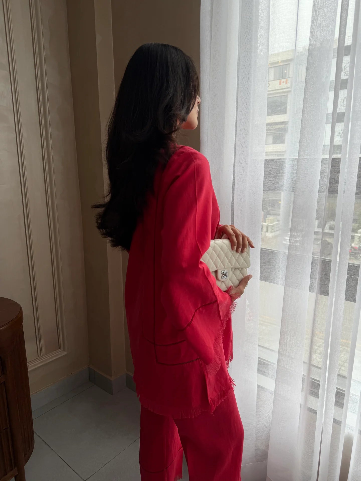 POPPY RED NEW CARLO | Sak Atelier
