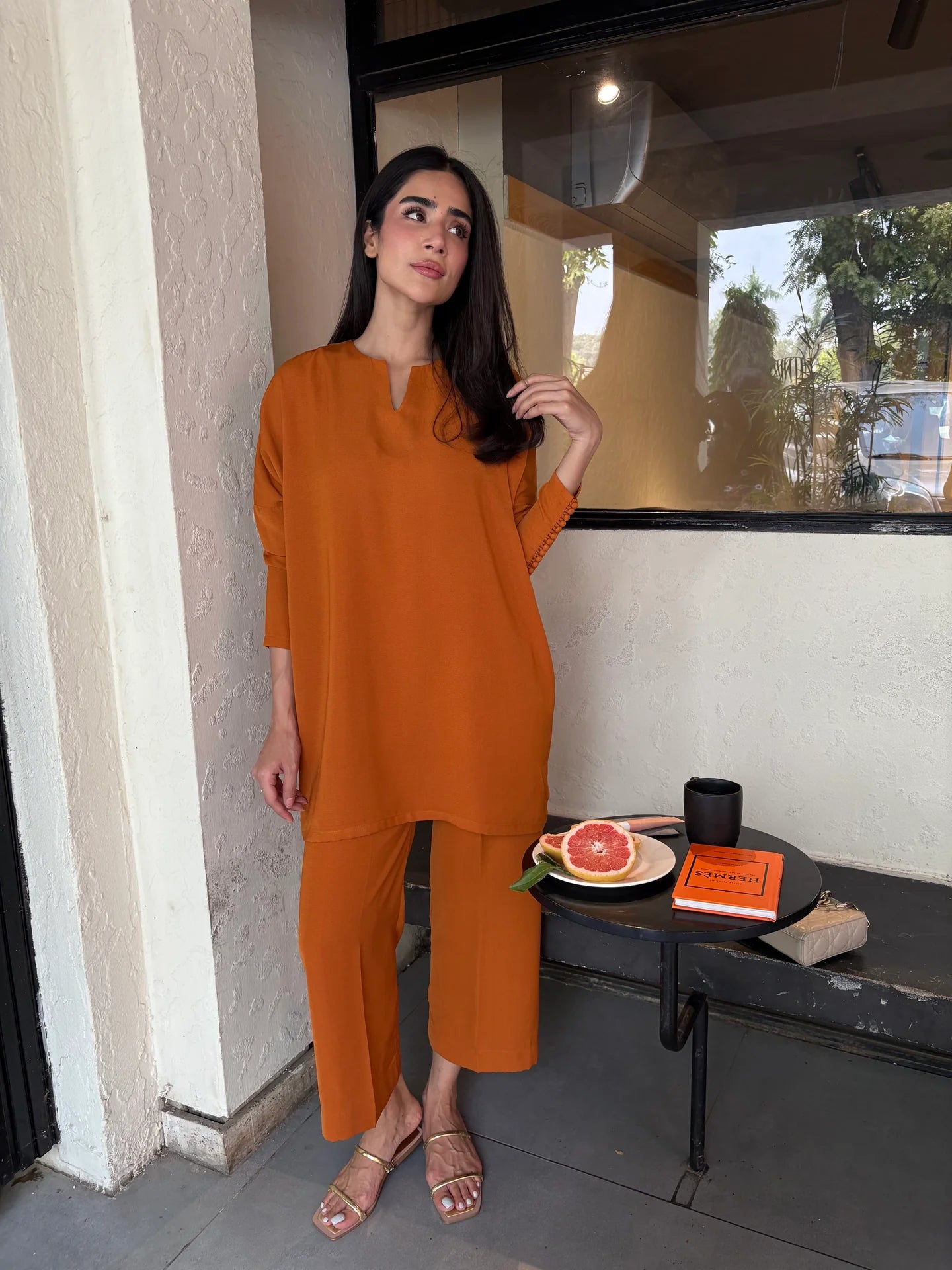 Burnt Orange Gabby Set | SAK ATELIER