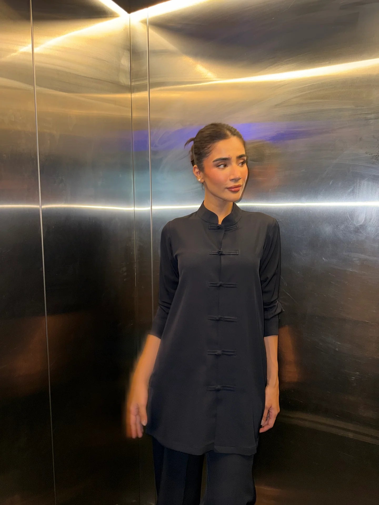 NAVY MANDARIN SET |NEW IN | SAK ATELIER