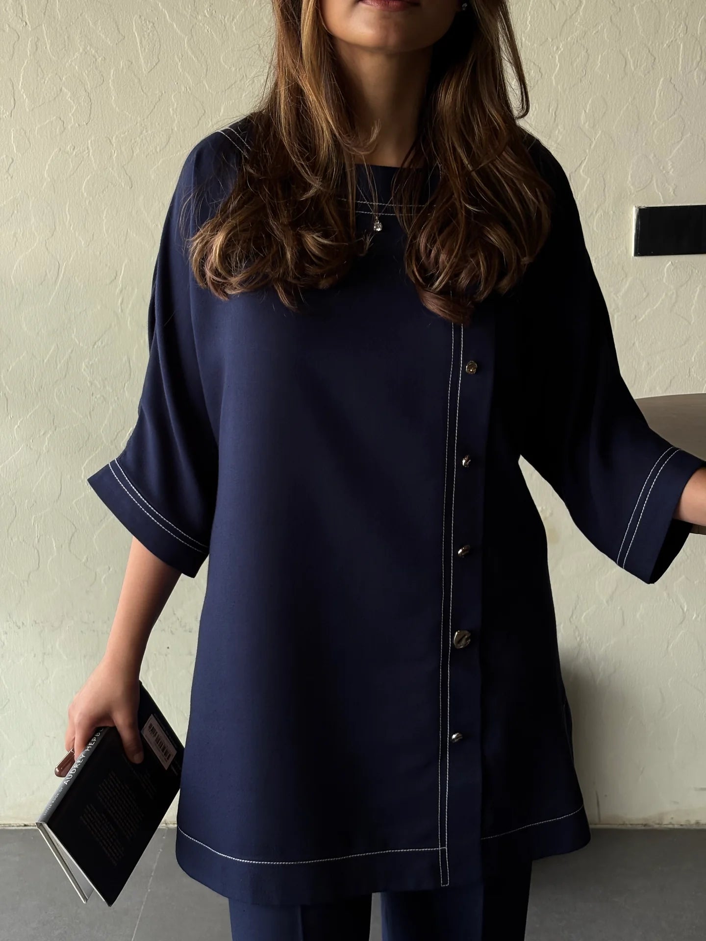 Navy Claudia Set | SAK ATELIER