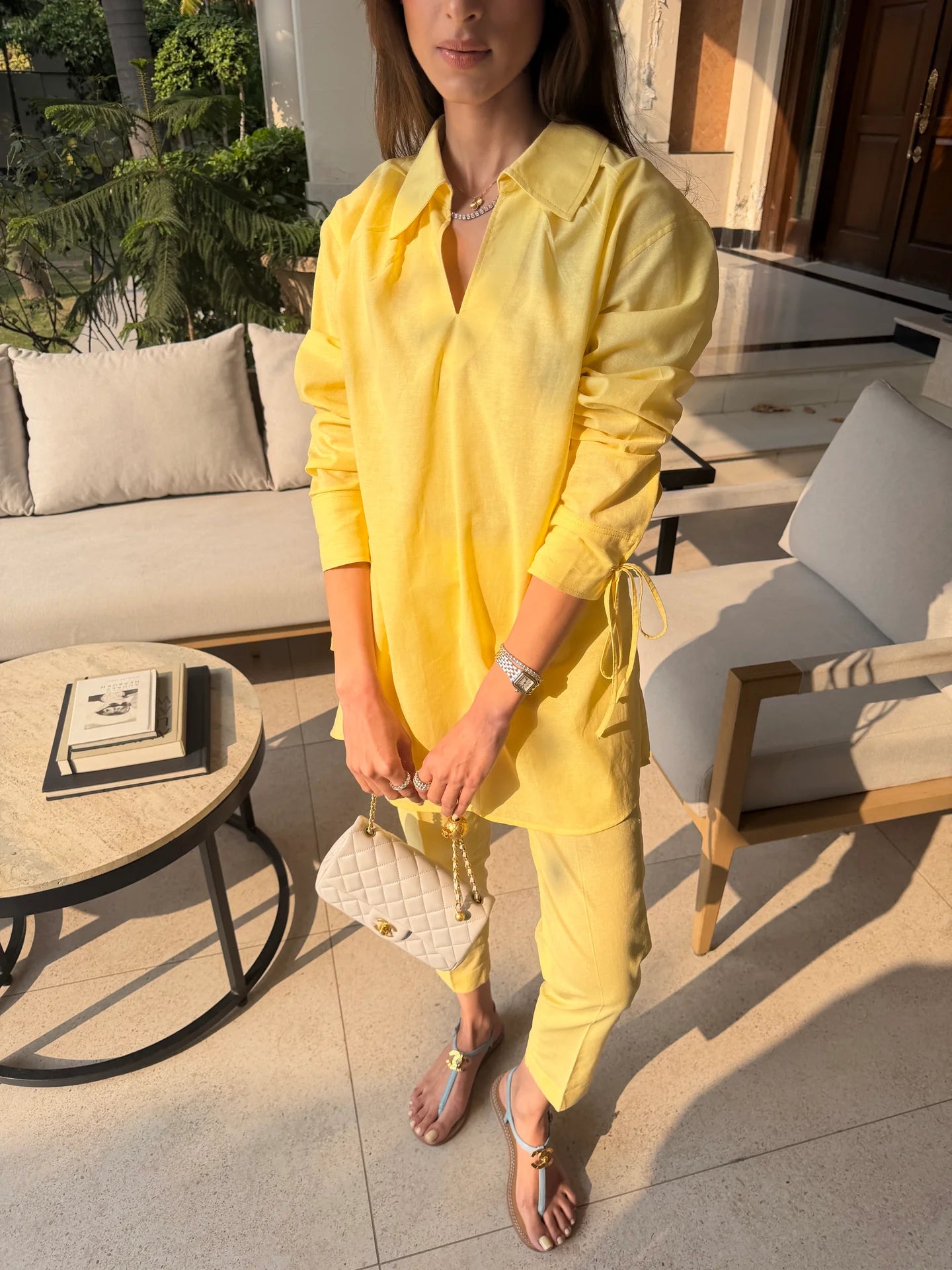 Yellow Bow Set | Sak Atelier