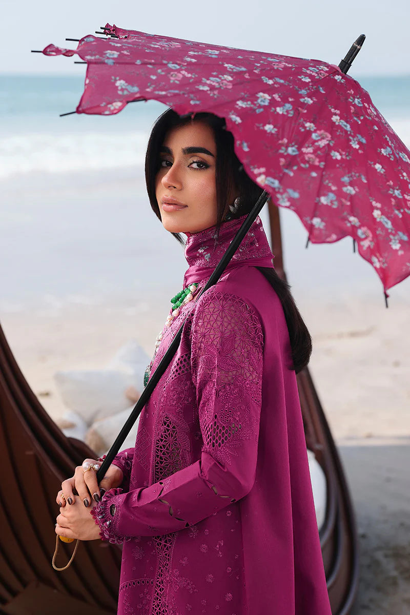 SA-01 ZARA | Qalamkar - Sahil Luxury Lawn’26