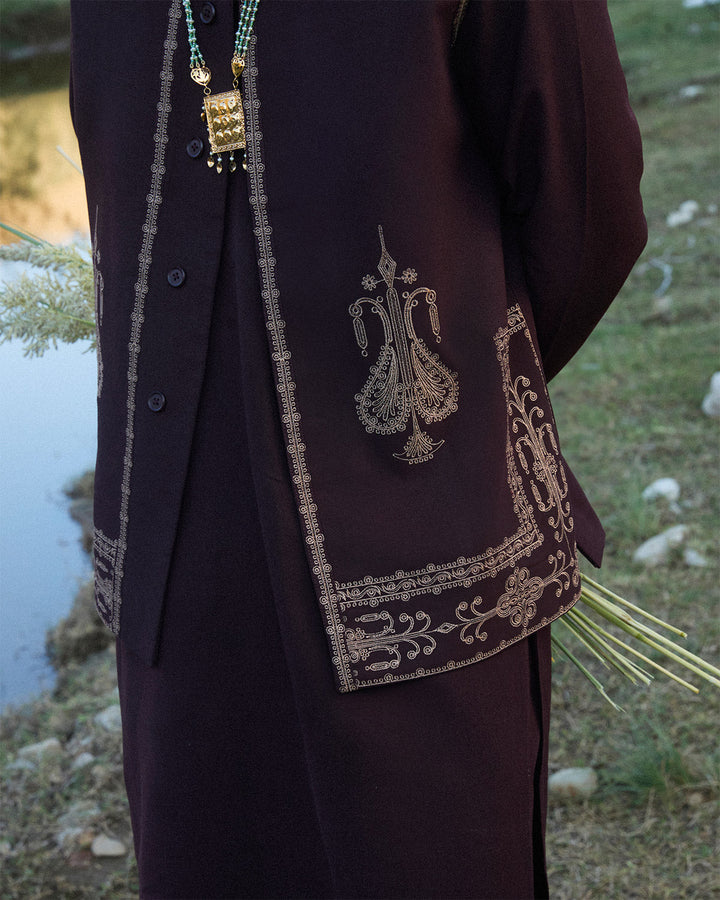 RUSSET-WAISTCOAT| Jugnu Lahore Men