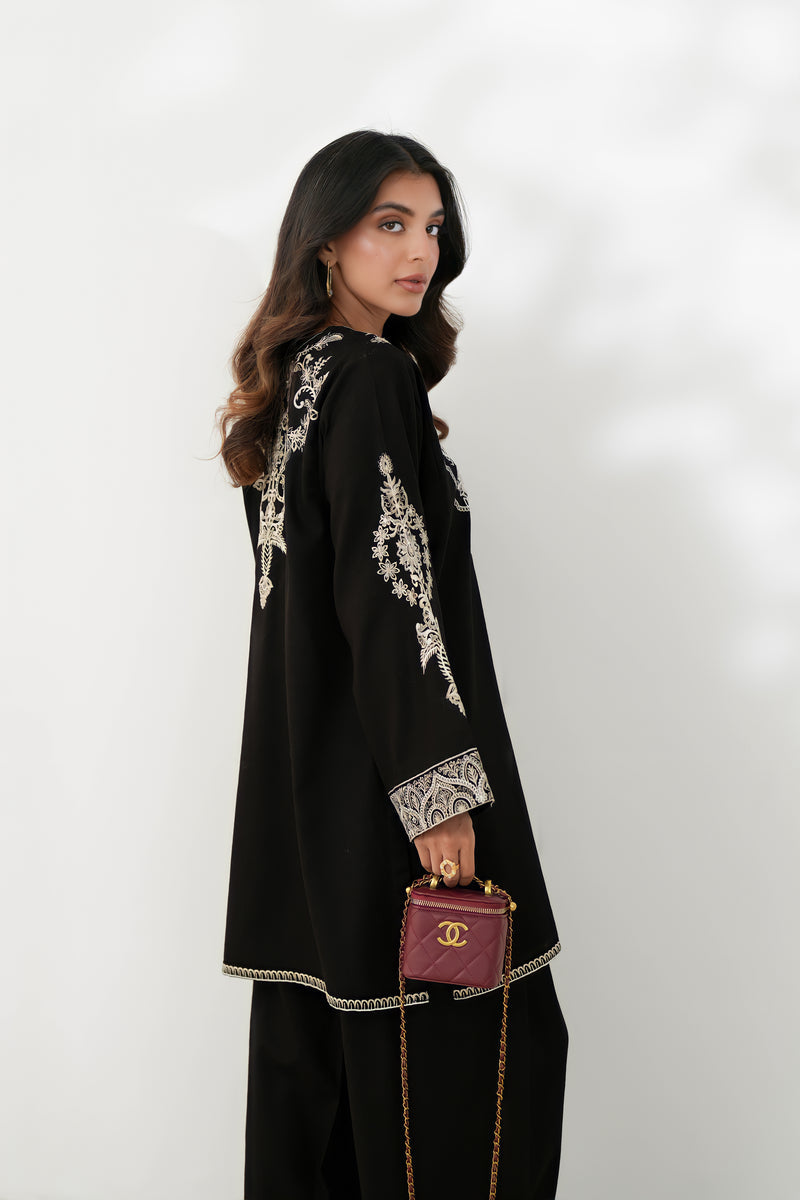 LUNA LUXURY EMBROIDERED FALL SET (NPA2-24309) | ZAIB