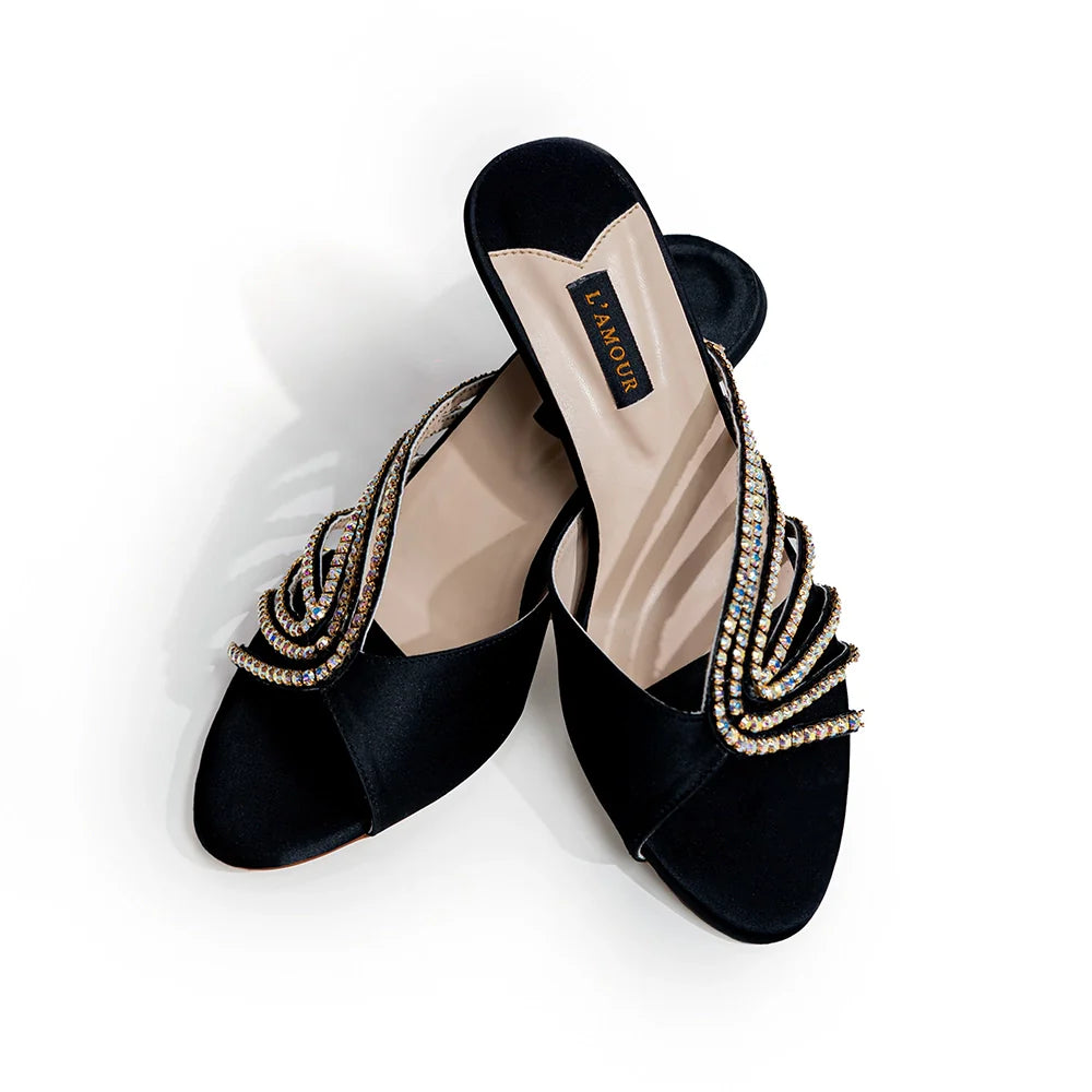 Alia - Kitten Black | L'AMOUR | FOOTWEAR