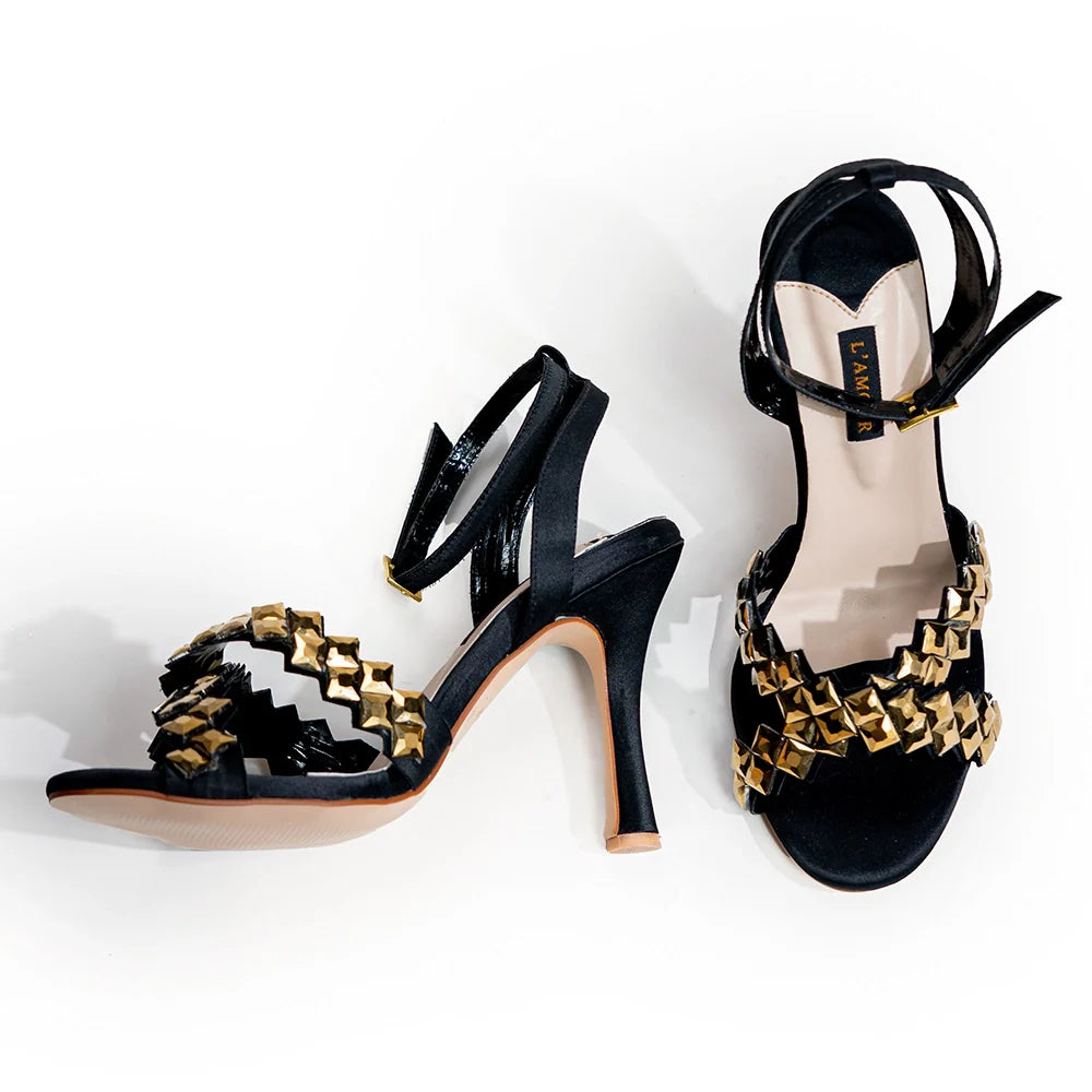 Glam - Black Heels | L'AMOUR | FOOTWEAR