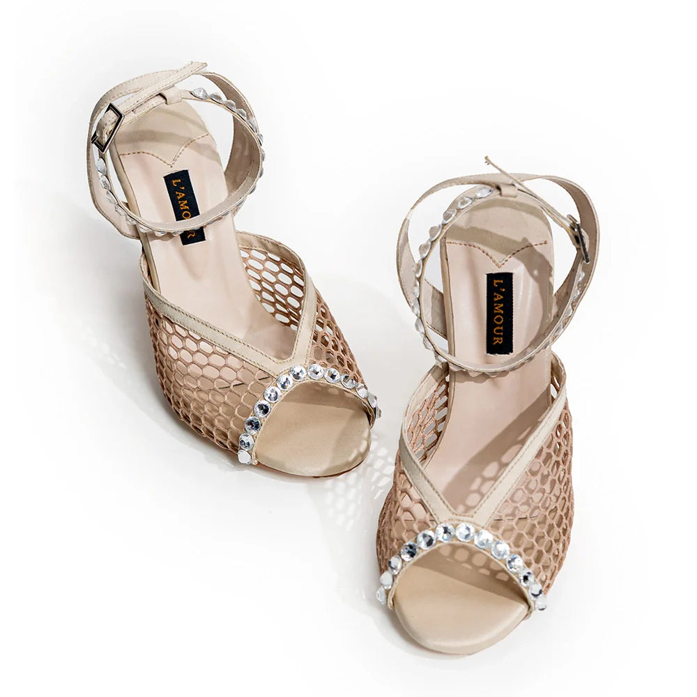 Nush - Gold Heels | L'AMOUR | FOOTWEAR