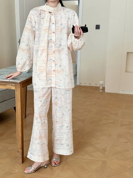 Seychelles Suit with Attached Scarf Detail | New Arrivals | Hassal